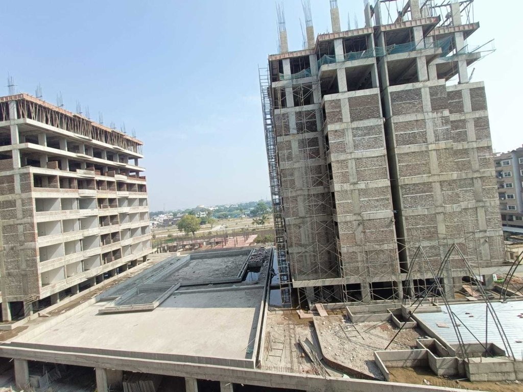  ishwari greens block b c Construction Status Jan 23