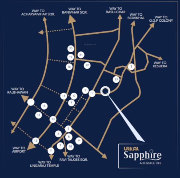  sapphire Location Plan