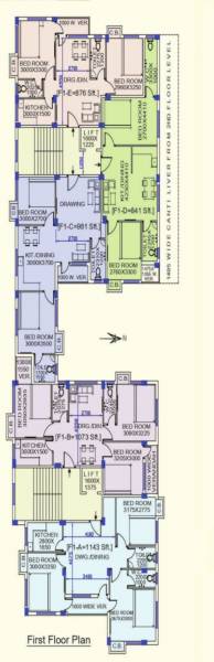  moni-banyan Phase I Cluster Plan for 1st Floor