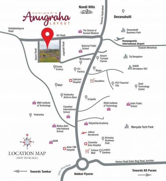  pariwars-anugraha-residential-layout Location Plan