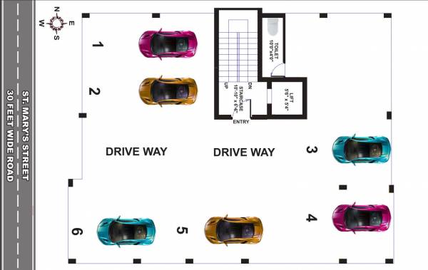  thirukumar-palace Thirukumar Palace Cluster Plan For ground Floor