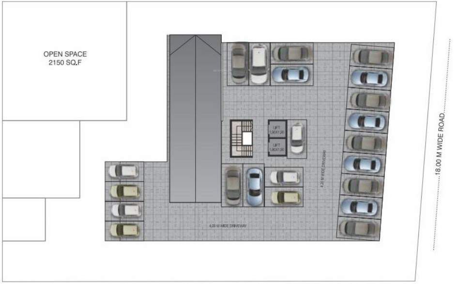 shree ganadhish park Shree Ganadhish Park Cluster Plan For Basement