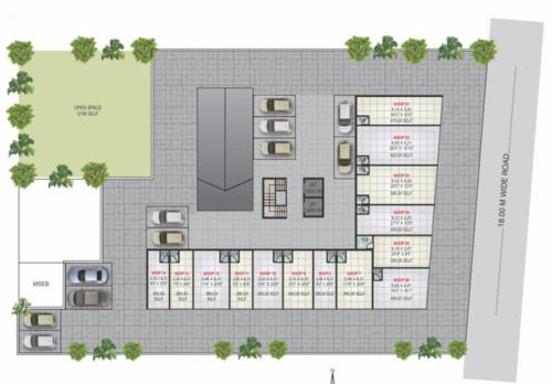  shree-ganadhish-park Shree Ganadhish Park Cluster Plan For Ground Floor