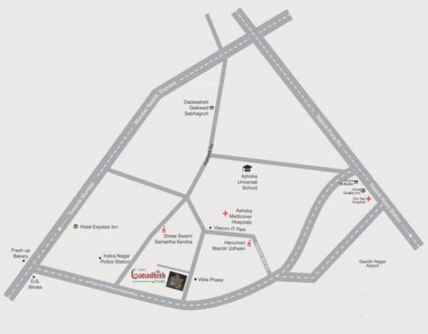  shree-ganadhish-park Location Plan