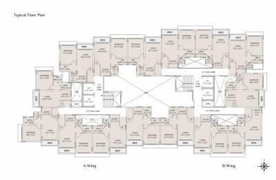 A & B Wing Cluster Plan courtyard A & B Wing Cluster Plan