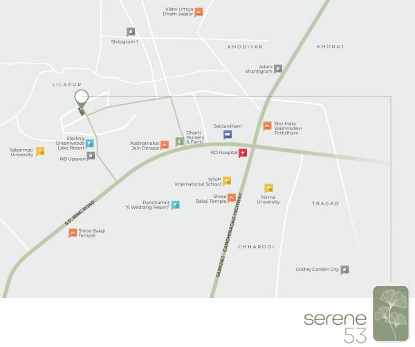  serene-53 Location Plan