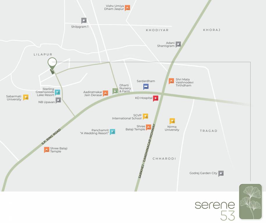  serene 53 Location Plan