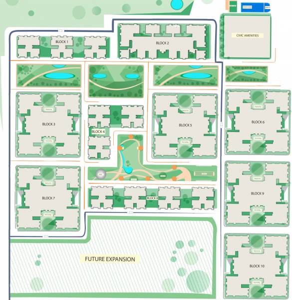  hillton-classic-mega-gated-community Master Plan