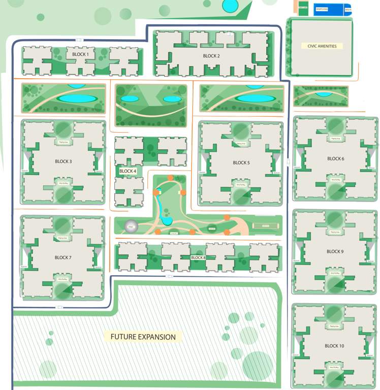  hillton classic mega gated community Master Plan