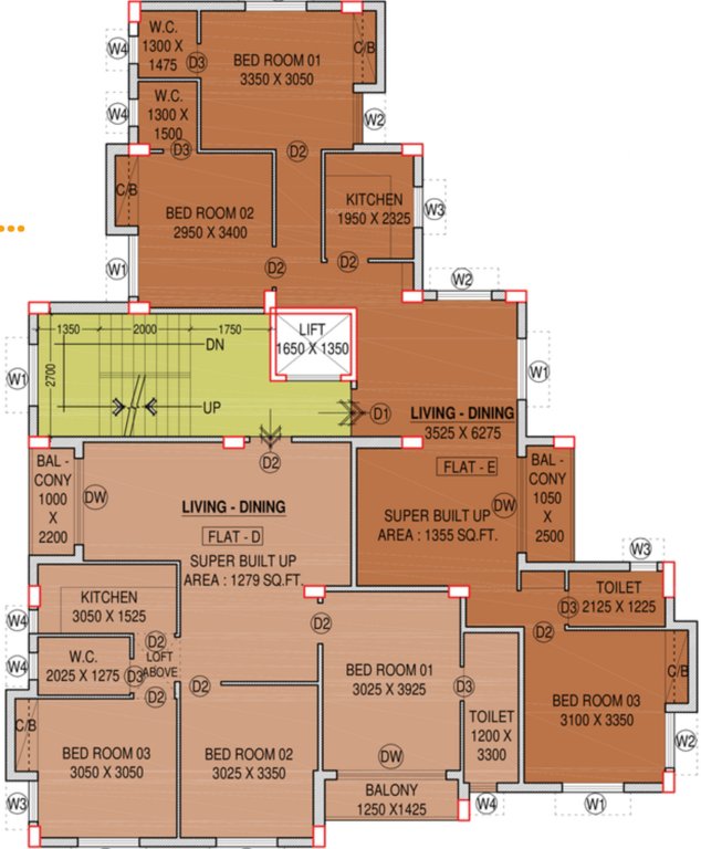  mehula Mehula Cluster Plan For 3rd Floor