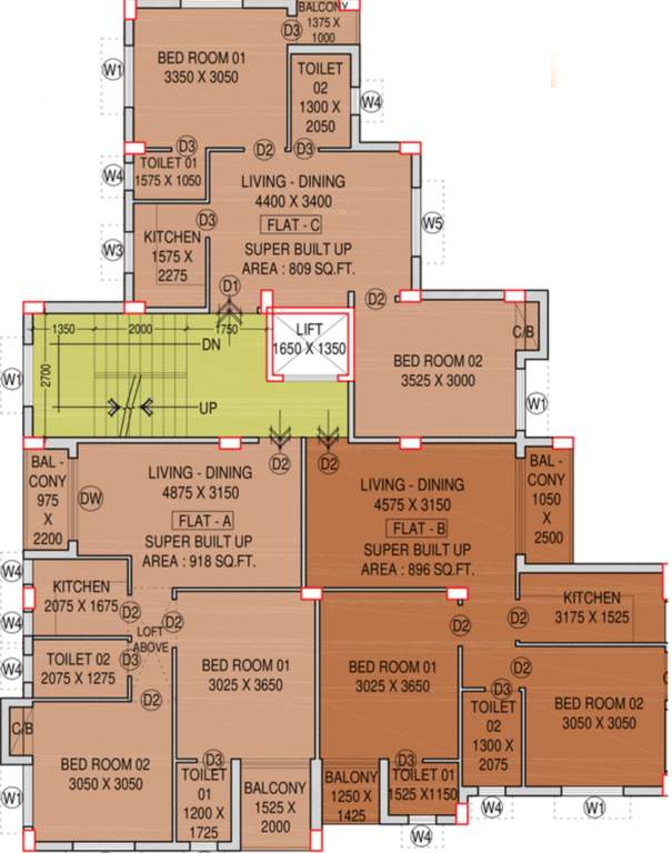  mehula Mehula Cluster Plan From 1st To 2nd Floor