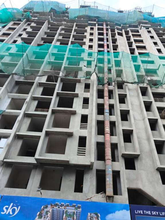  sky Vinay Unique Residency Bldg No 10 F Wing Construction Status Sept 23