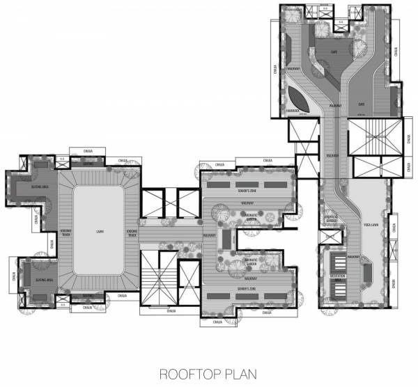  onyx Wing A And Wing B Rooftop Cluster Plan