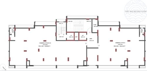  riviera-building-no-1 Building No 1 Cluster Plan For 1st Floor