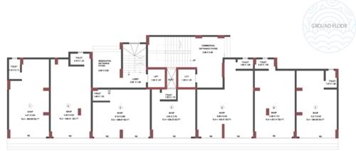  riviera-building-no-1 Building No 1 Cluster Plan For Ground Floor