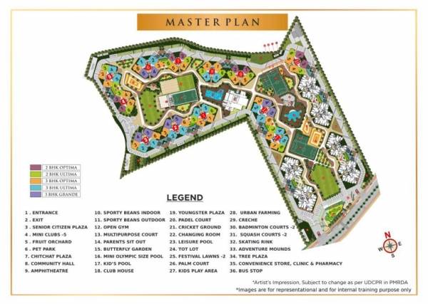 masterPlan of Pride Purple Park Titan Phase II