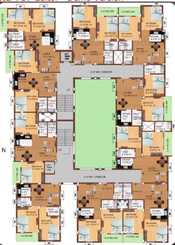  mahendra-bhawan Block C Cluster Plan from 1st to 4th Floor