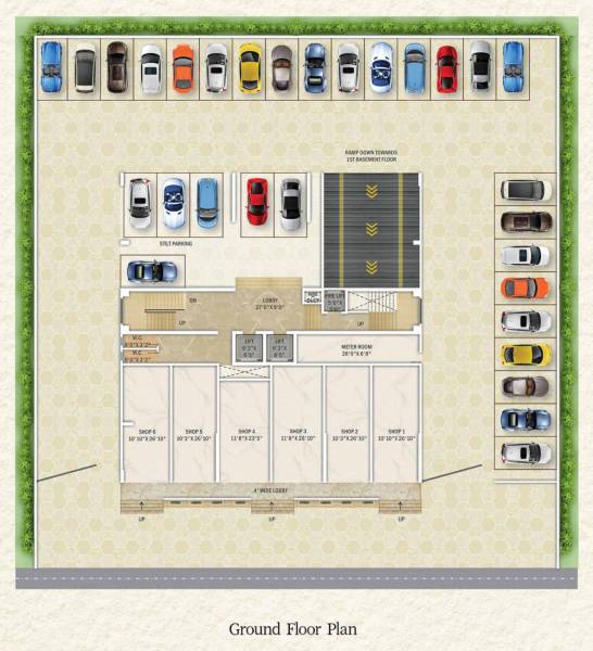 Lumbini Tower Cluster Plan for ground Floor lumbini-tower Lumbini Tower Cluster Plan for ground Floor