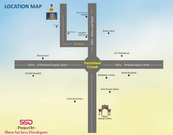  sai paradise Location Plan