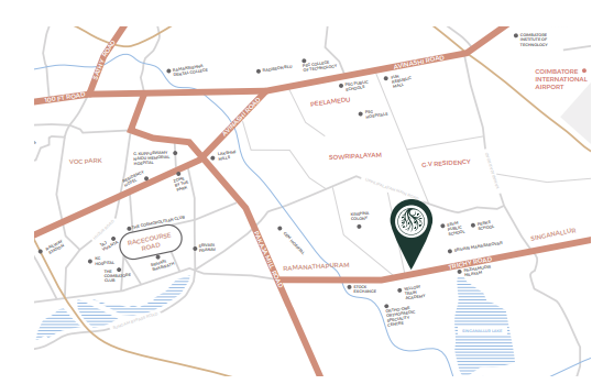  srivari trisara Location Plan