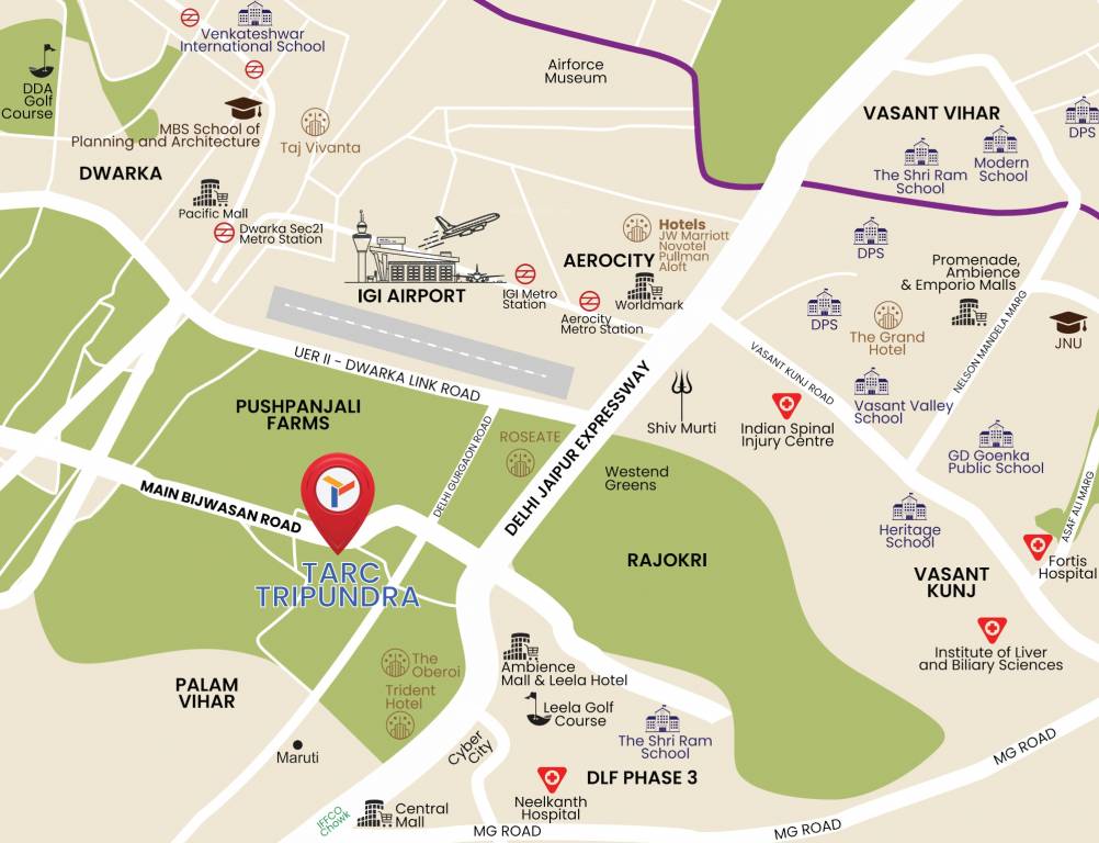  tarc tripundra Location Plan