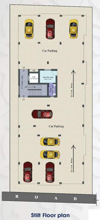  sri sakthi sai flats Sri Sakthi Sai Flats Cluster Plan For Stilt Floor