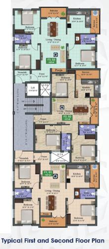  sri-sakthi-sai-flats Sri Sakthi Sai Flats Cluster Plan From 1st To 2nd Floor