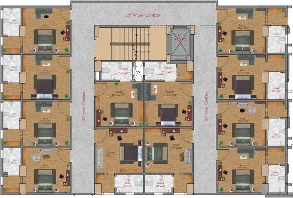  ikon-tower Ikon Tower Cluster Plan