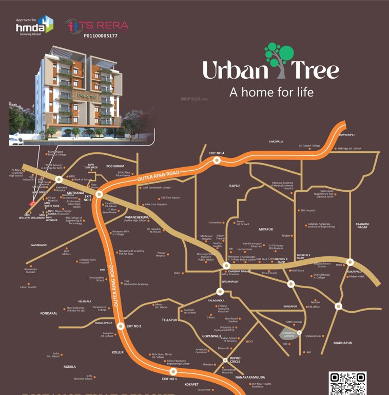  urban tree Location Plan