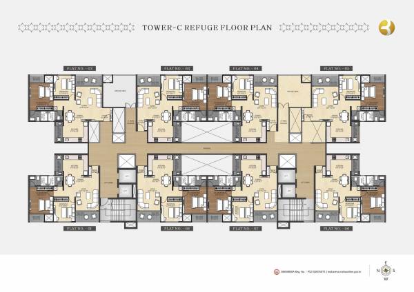 the-silver-altair The Silver Altair Tower C Cluster Plan
