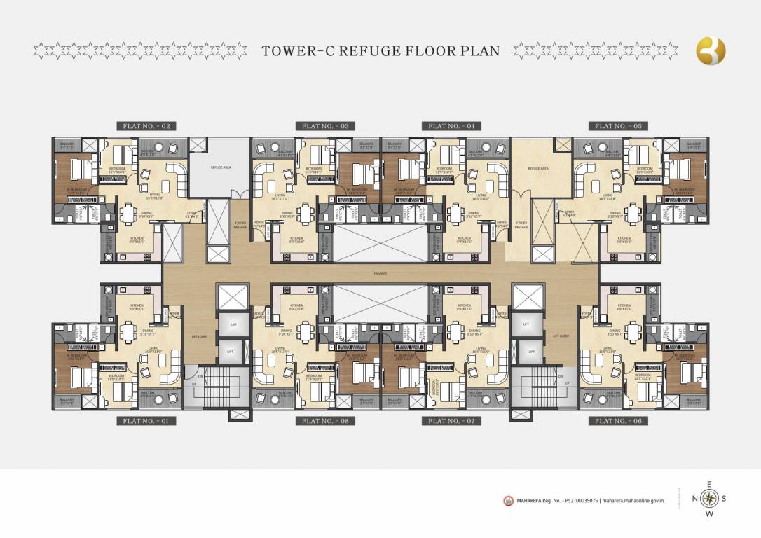  the silver altair The Silver Altair Tower C Cluster Plan
