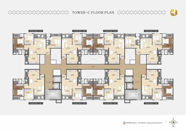  the-silver-altair The Silver Altair Tower C Cluster Plan
