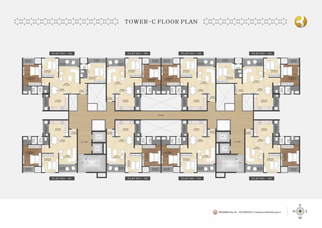  the silver altair The Silver Altair Tower C Cluster Plan