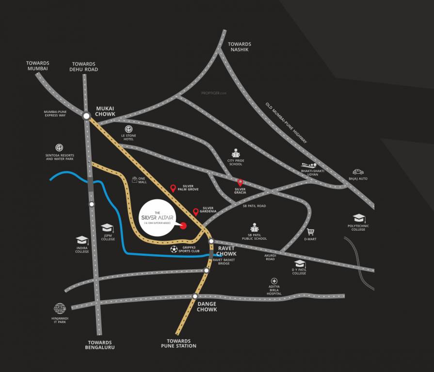  the silver altair Location Plan