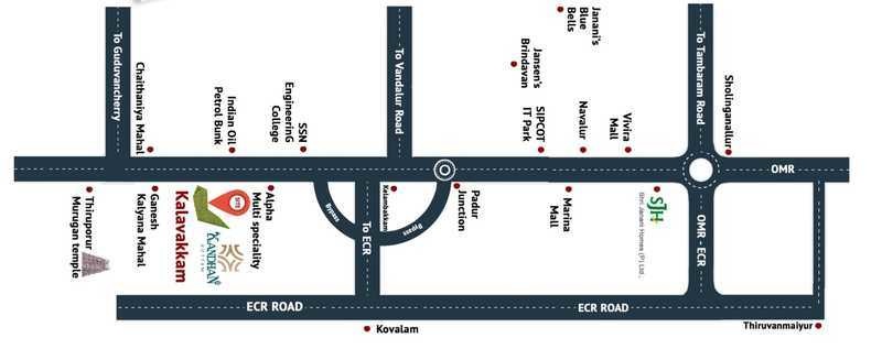  janani kandhan kottam Location Plan