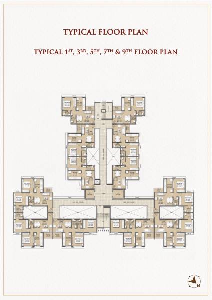  alampata Alampata Cluster Plan for 1st,3rd,5th,7th & 9th Floor