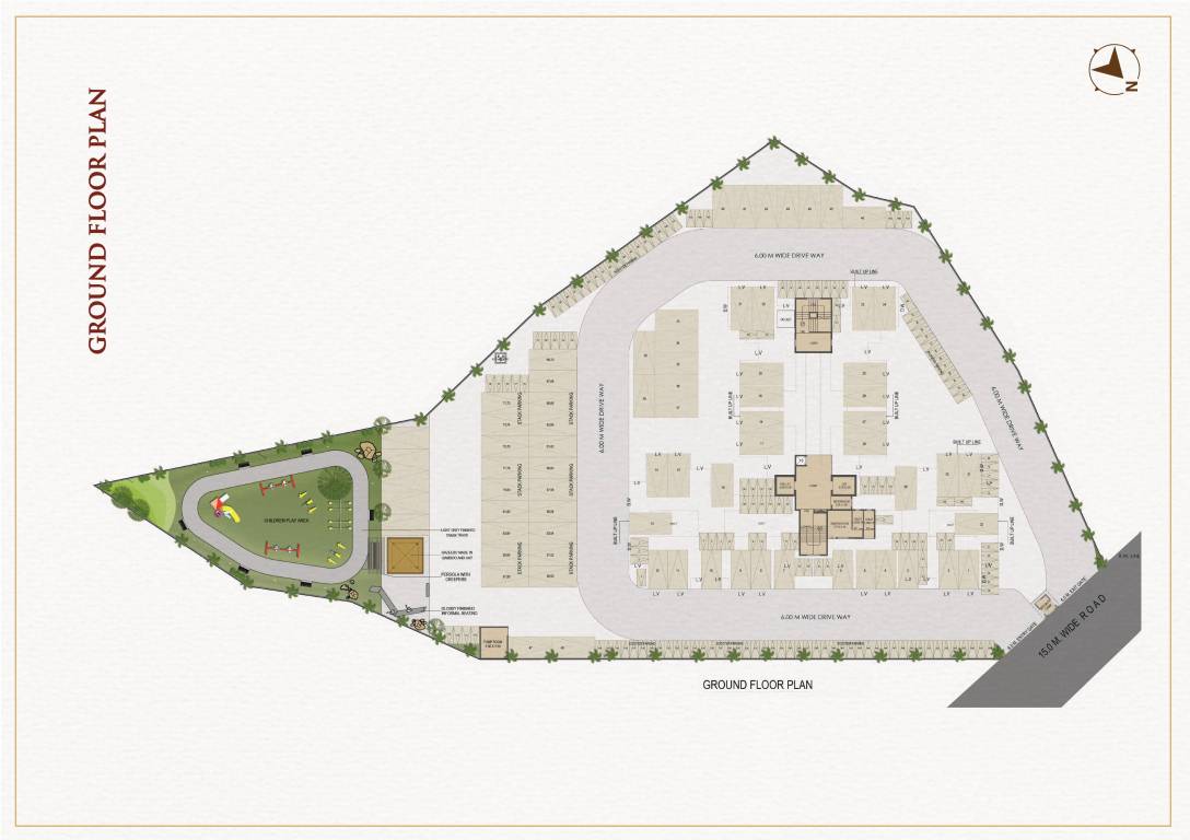  alampata Alampata Cluster Plan for ground Floor