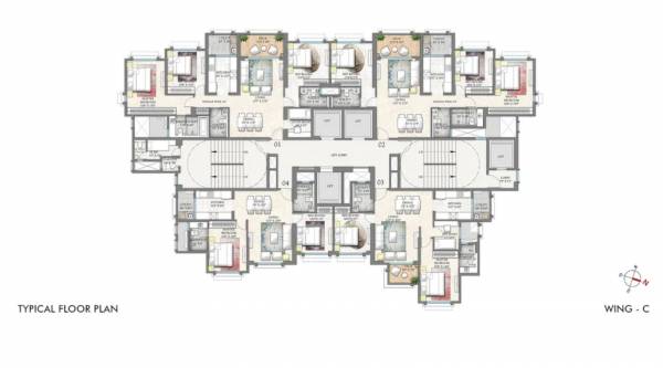  bellagio-tower-d Cluster Plan