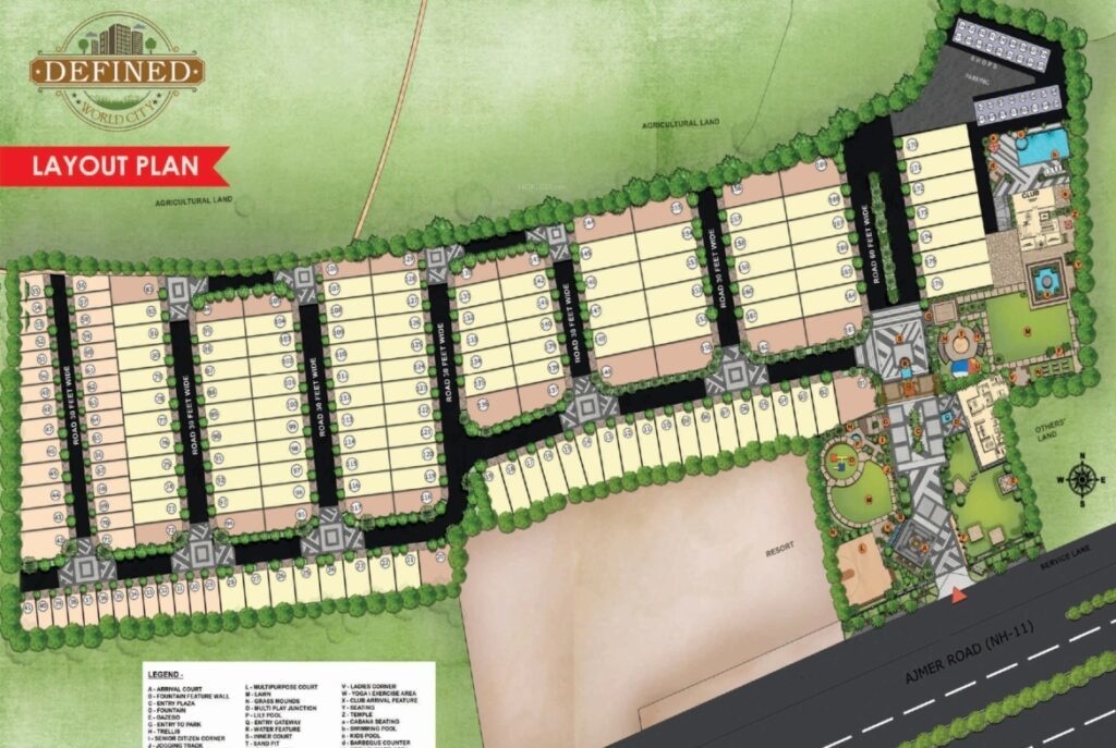  world city Layout Plan