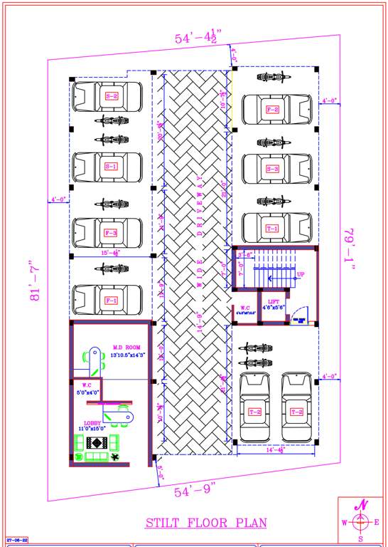 sai varalakshmi flats Sai Varalakshmi Flats Cluster Plan for ground Floor