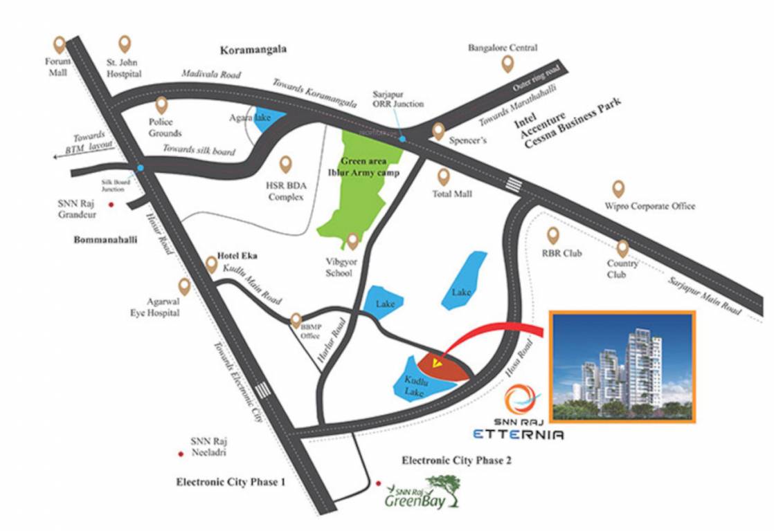  raj etternia e block building 4  Location Plan
