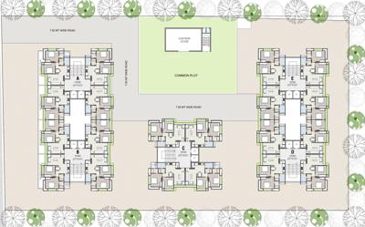  nilkanth-amrut-2 Block A, B, C, D & E Cluster Plan from 1st to 11th Floor