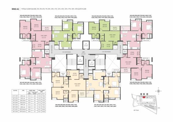  vivante-phase-01 Buliding- A2 Cluster Plan