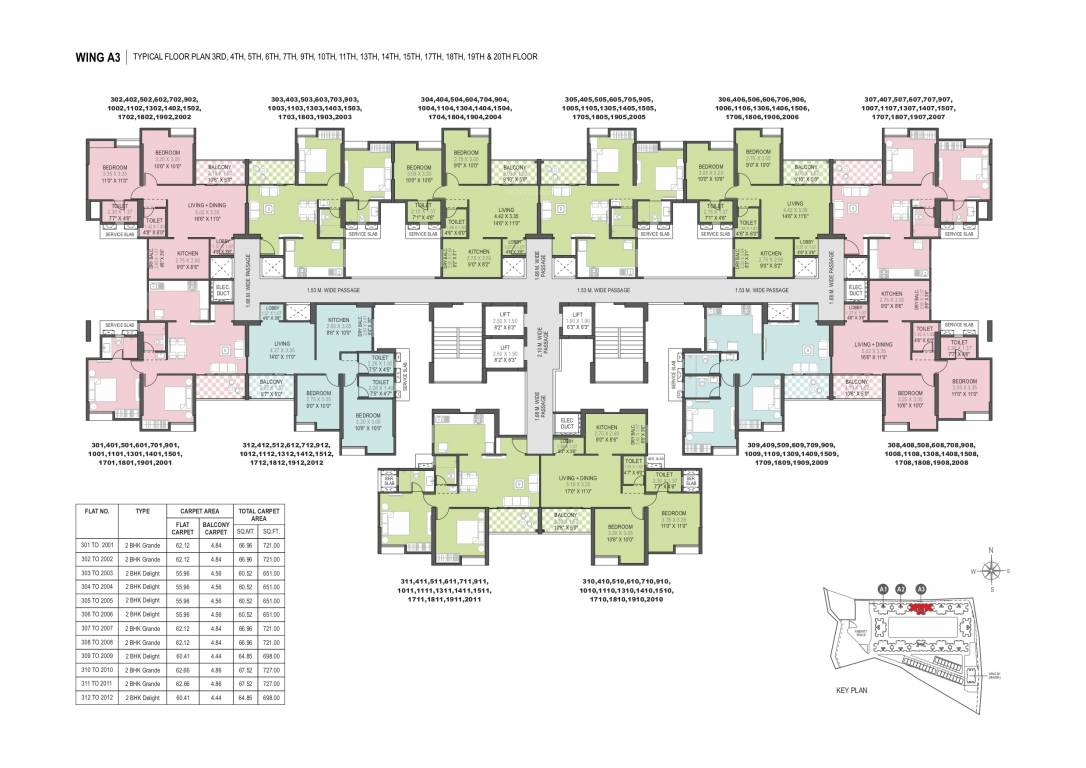  vivante phase 01 Buliding  A3 Cluster Plan