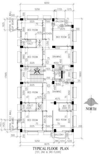  sun-apartment Sun Apartment Cluster Plan From 1st To 3rd Floor