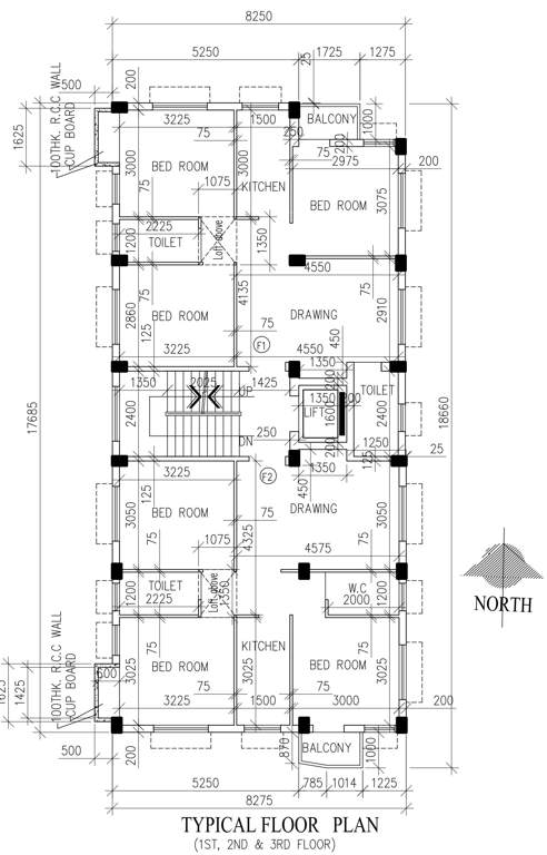  sun apartment Sun Apartment Cluster Plan From 1st To 3rd Floor