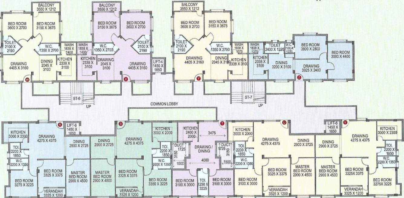  jdm galaxy Block C And D Cluster Plan Typical Floor