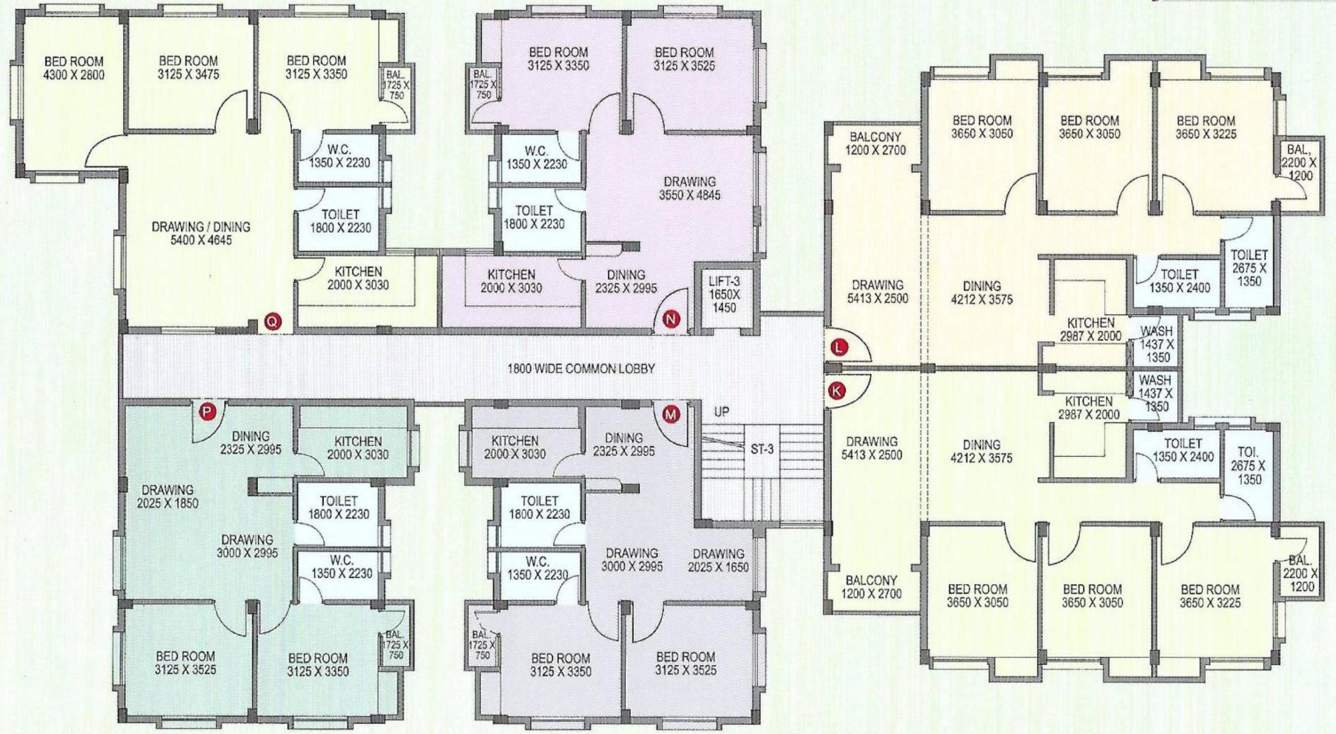  jdm galaxy Block E Cluster Plan Typical Floor