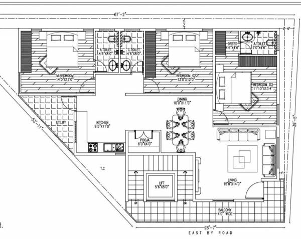  vivantha Vivantha Cluster Plan from 1st to 4th Floor