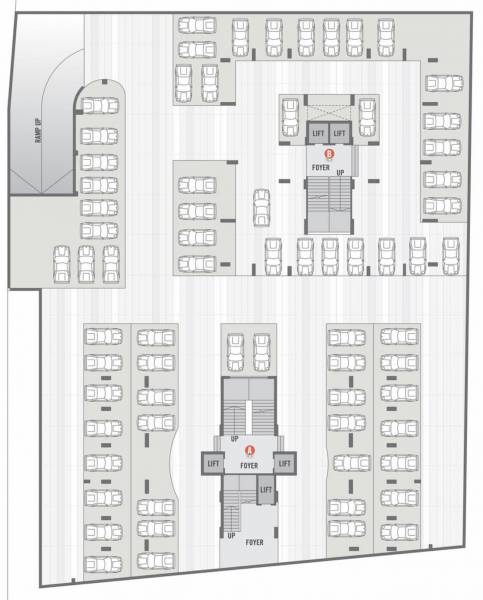  suramya-hieghts A, B Basement Cluster Plan